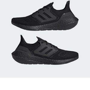 Adidas Black Ultraboost 22 Running Shoe